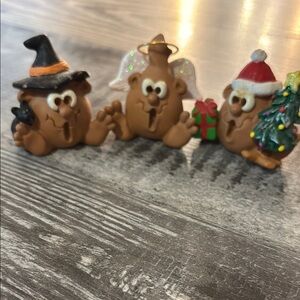 Set of Three “The Hug Factory” Figurines